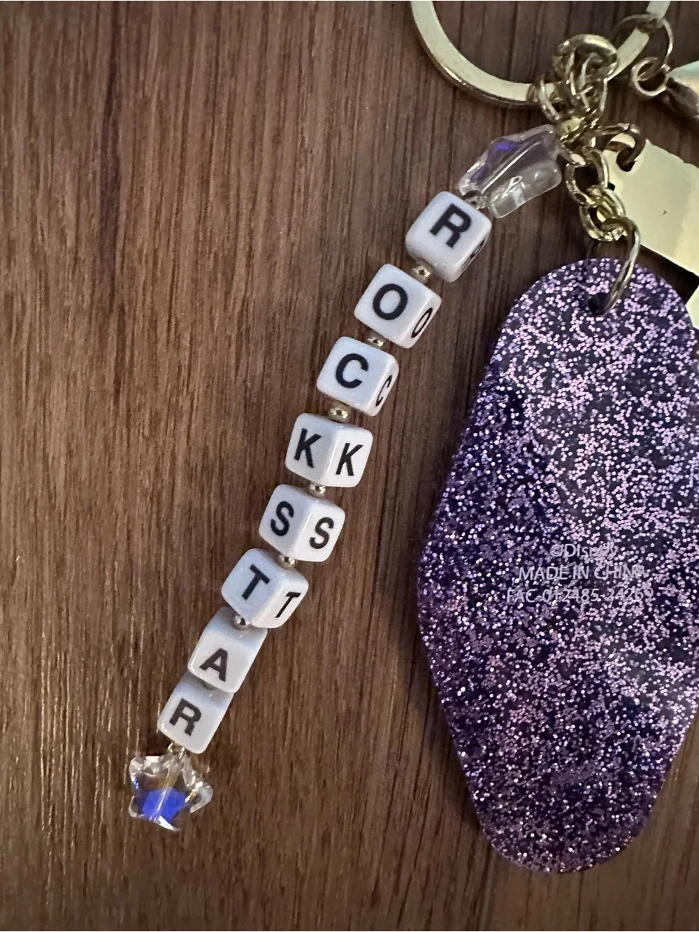 Hannah Montana Disney Purple Glitter 